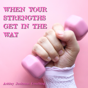 Graphic to support a blog post about strengths